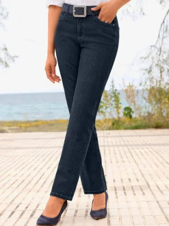 Jean 5 poches qualité coton extensible indéformable