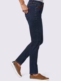 Jean 5 poches qualité coton extensible indéformable