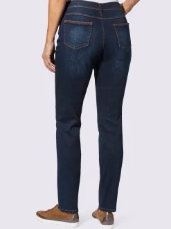 Jean 5 poches qualité coton extensible indéformable