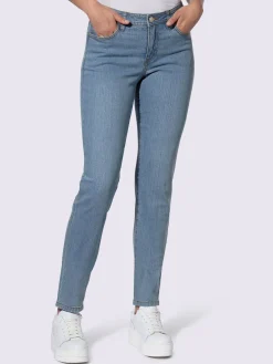 Jean 5 poches qualité coton extensible indéformable