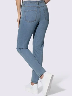 Jean 5 poches qualité coton extensible indéformable