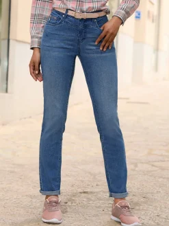 Jean 5 poches qualité coton doux sur la peau