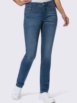 Jean 5 poches qualité coton doux sur la peau