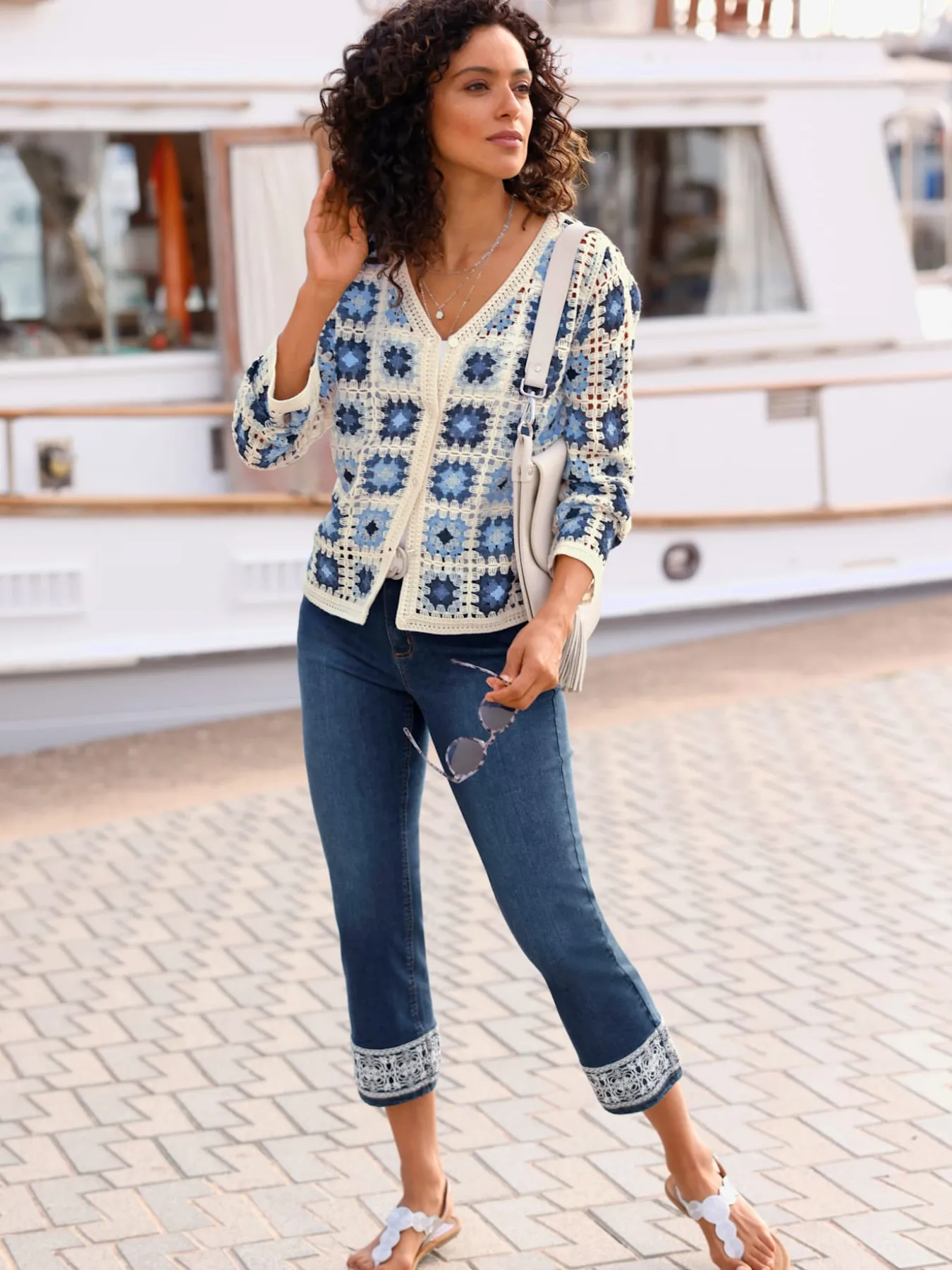 Jean 7/8 qualité coton