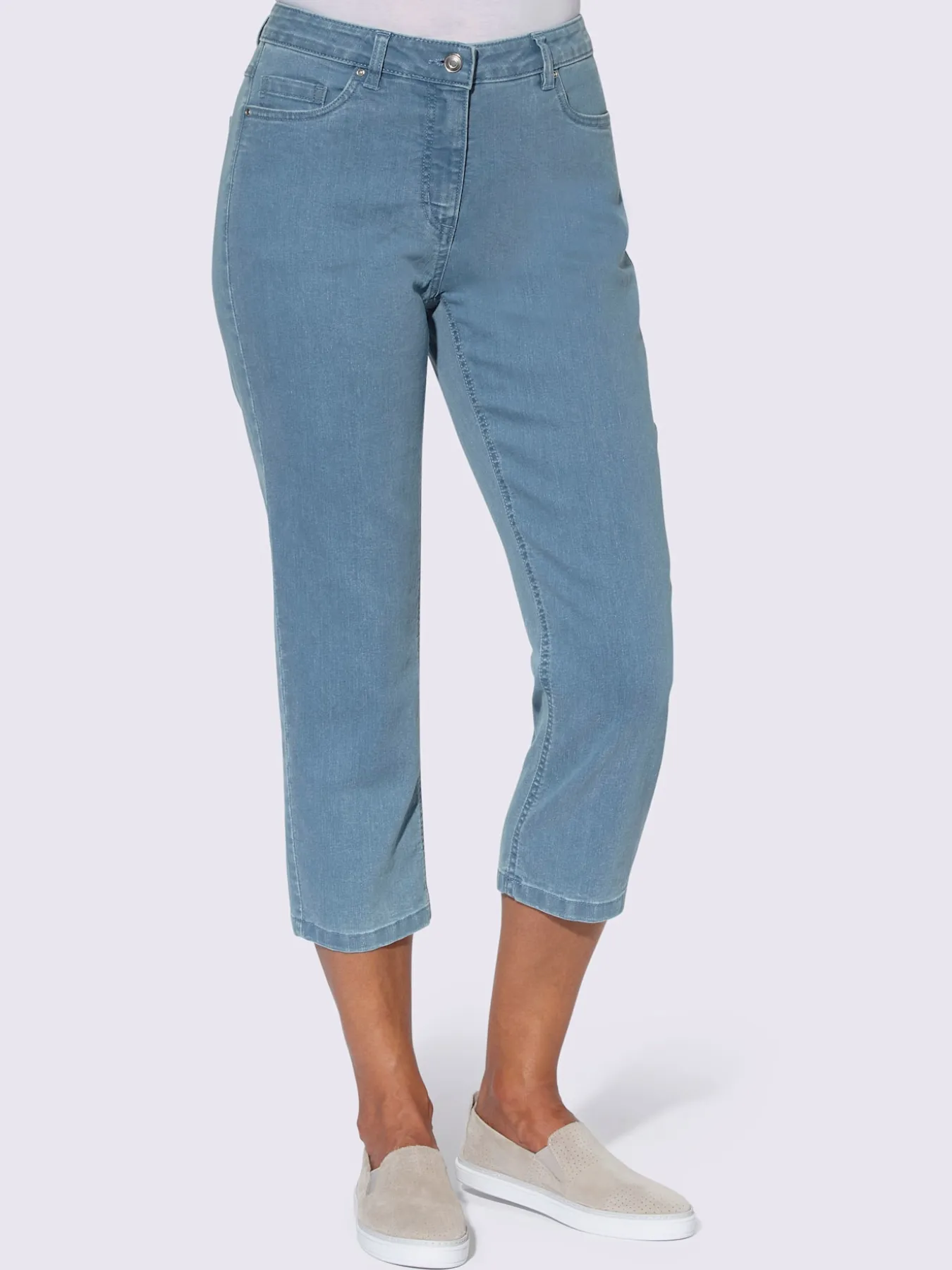 Jean 3/4 qualité coton doux sur la peau