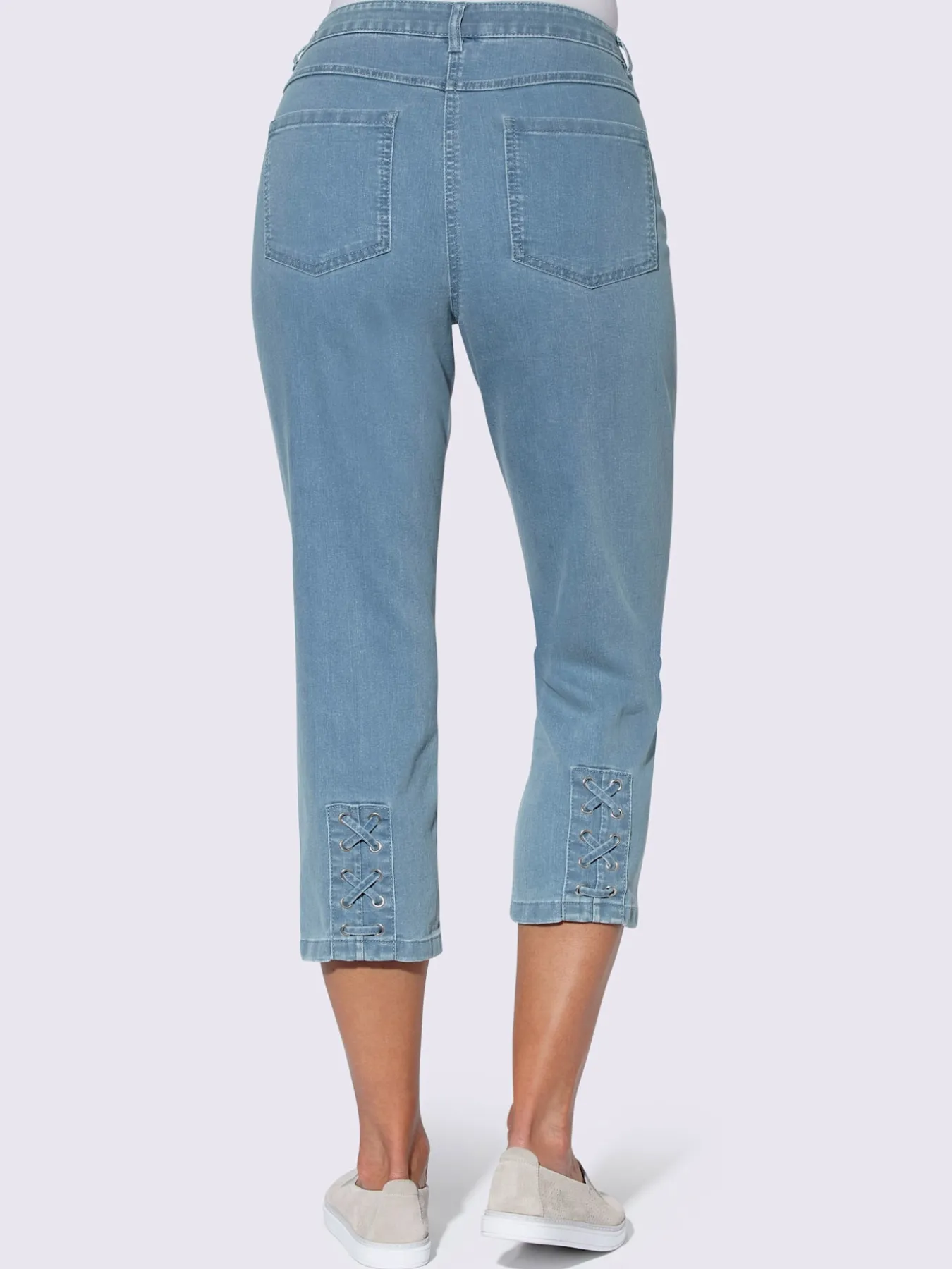 Jean 3/4 qualité coton doux sur la peau
