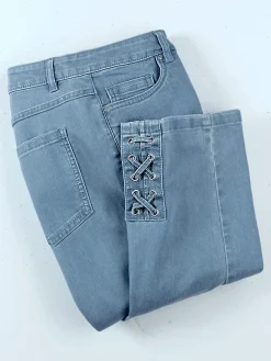 Jean 3/4 qualité coton doux sur la peau