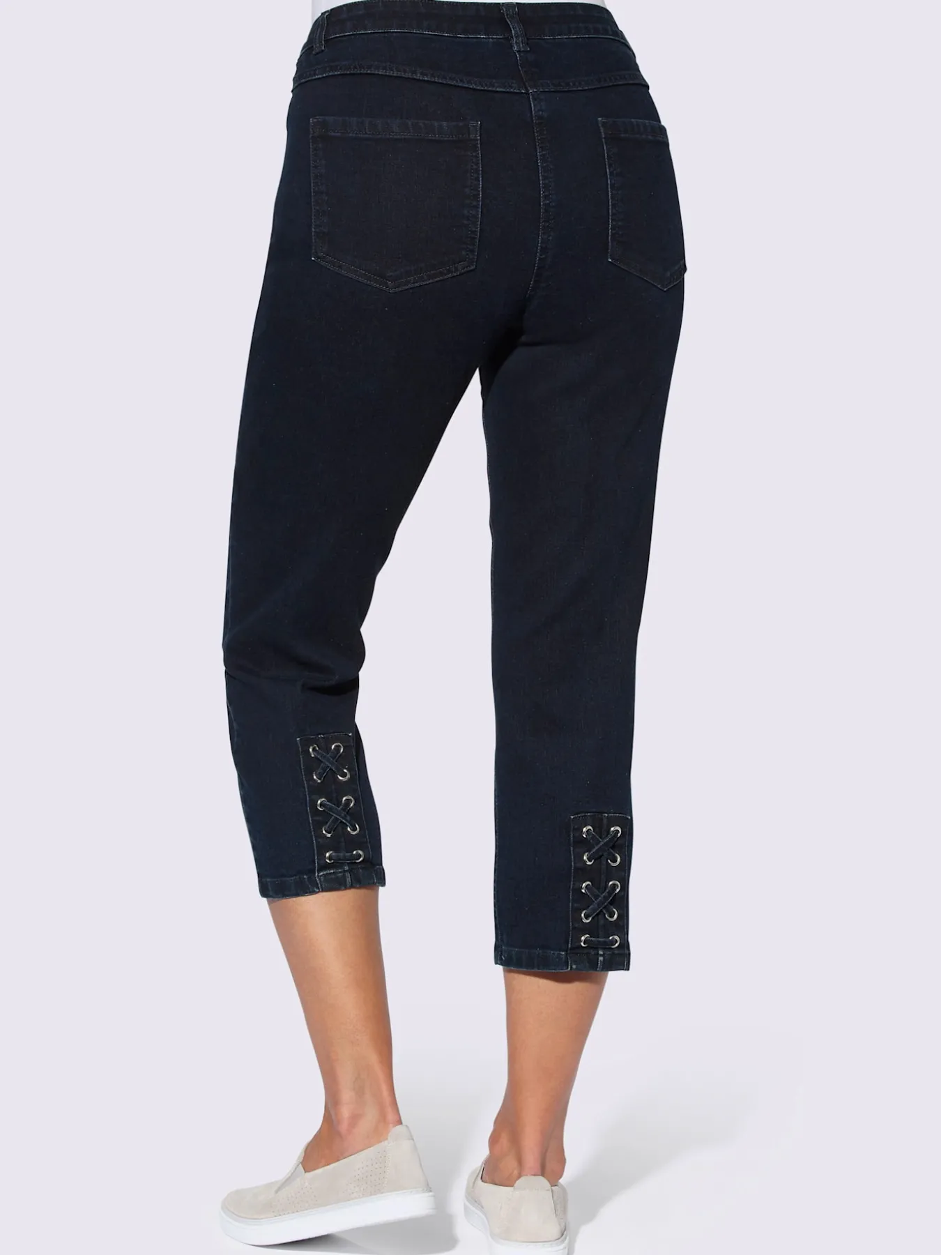 Jean 3/4 qualité coton doux sur la peau