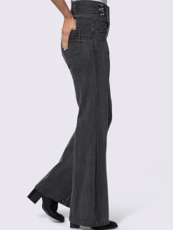 Jean bootcut brides décoratives