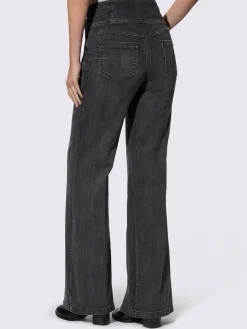 Jean bootcut brides décoratives