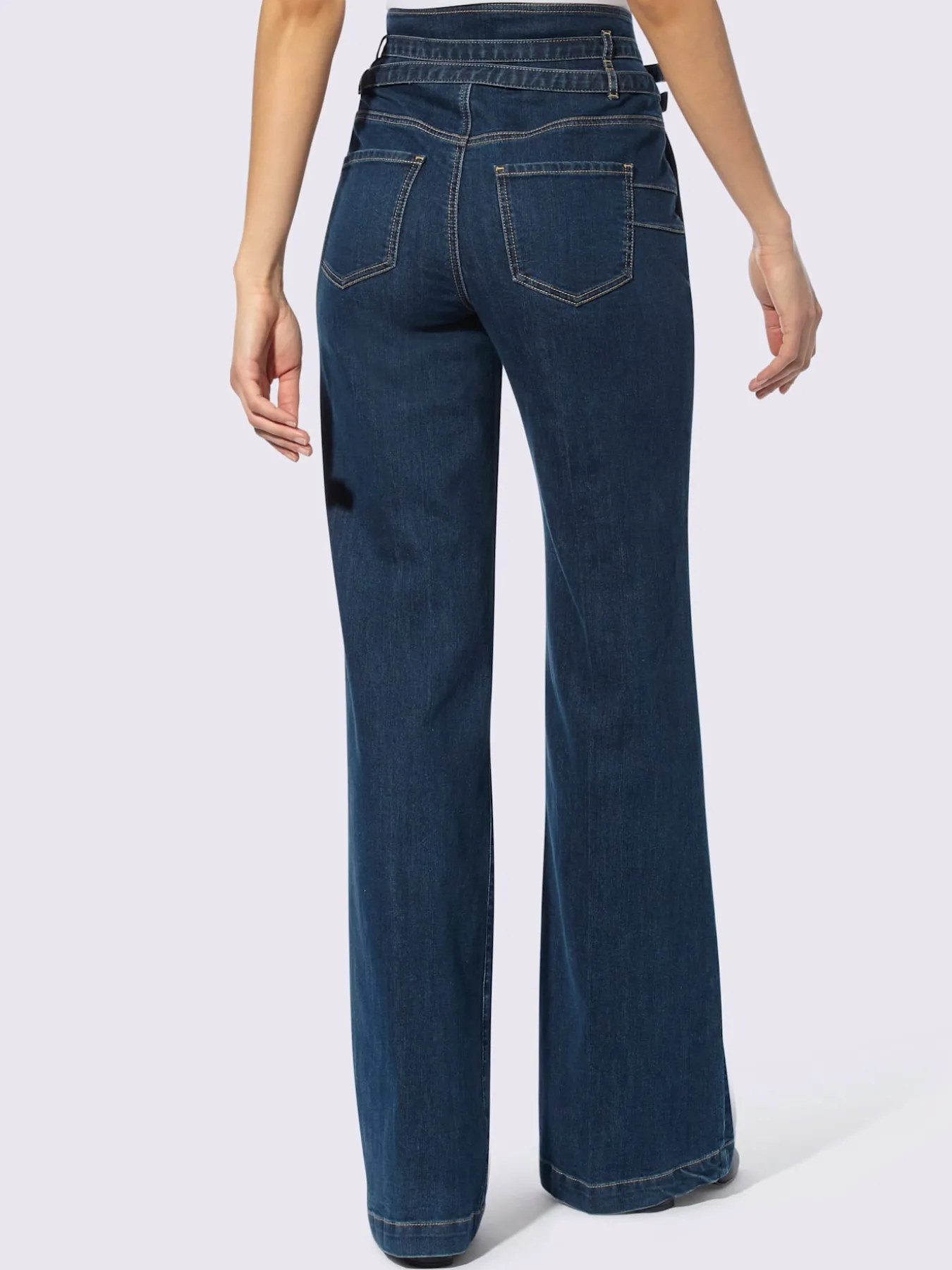 Jean bootcut ceinture