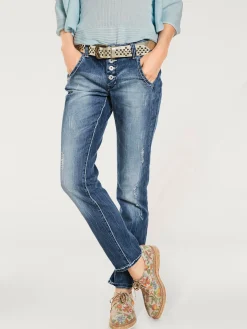 Jean boyfriend coupe droite