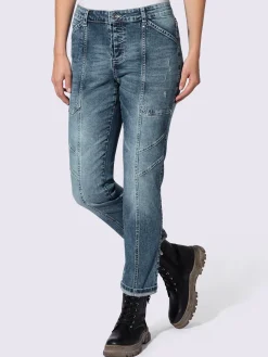 Jean boyfriend poches plaquées