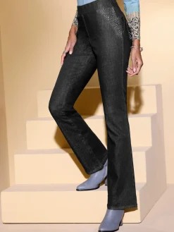 Jean ceinture élastique confortable