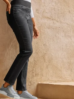 Jean ceinture élastique confortable