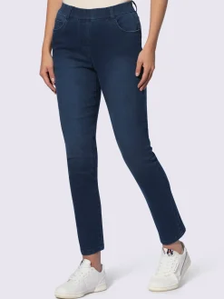 Jean ceinture élastique pour plus de confort