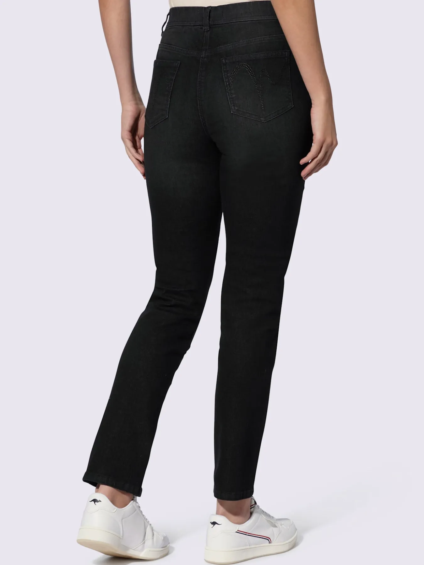 Jean ceinture élastique pour plus de confort