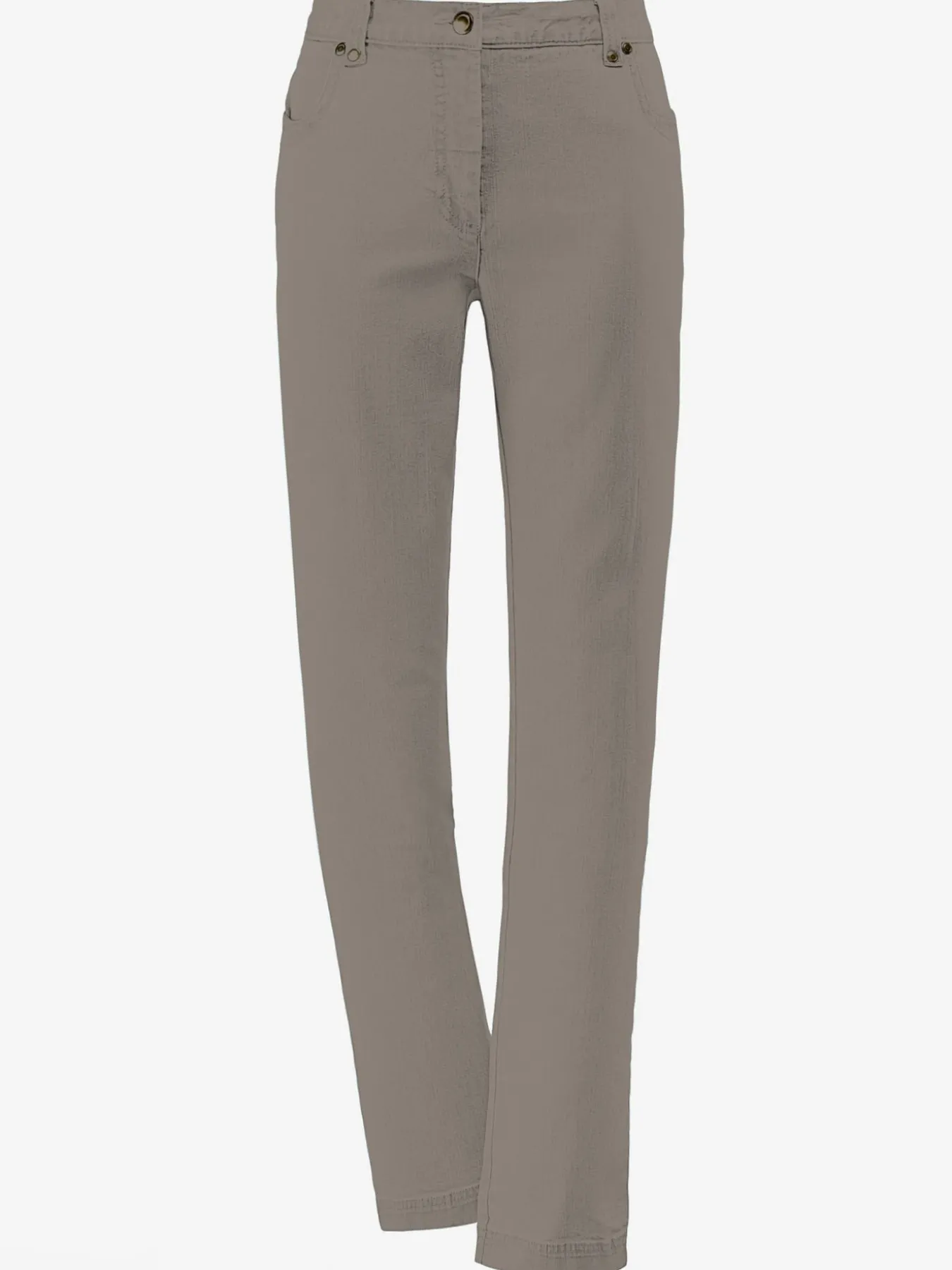 Jean coupe droite avec ceinture élastique au dos