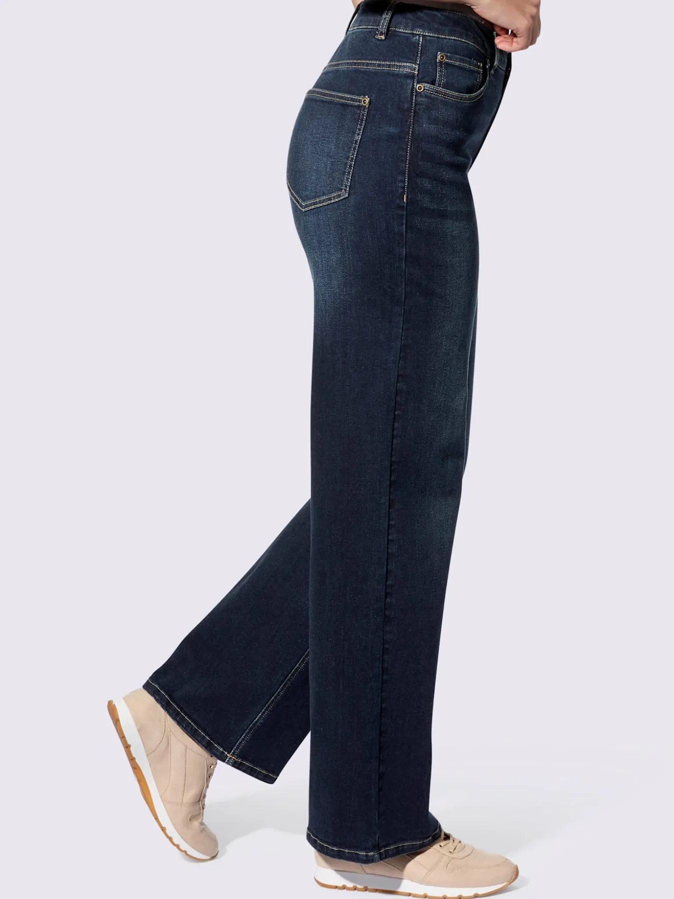 Jean coupe tendance et large