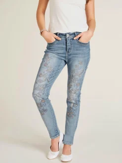 Jean déchiré coupe skinny