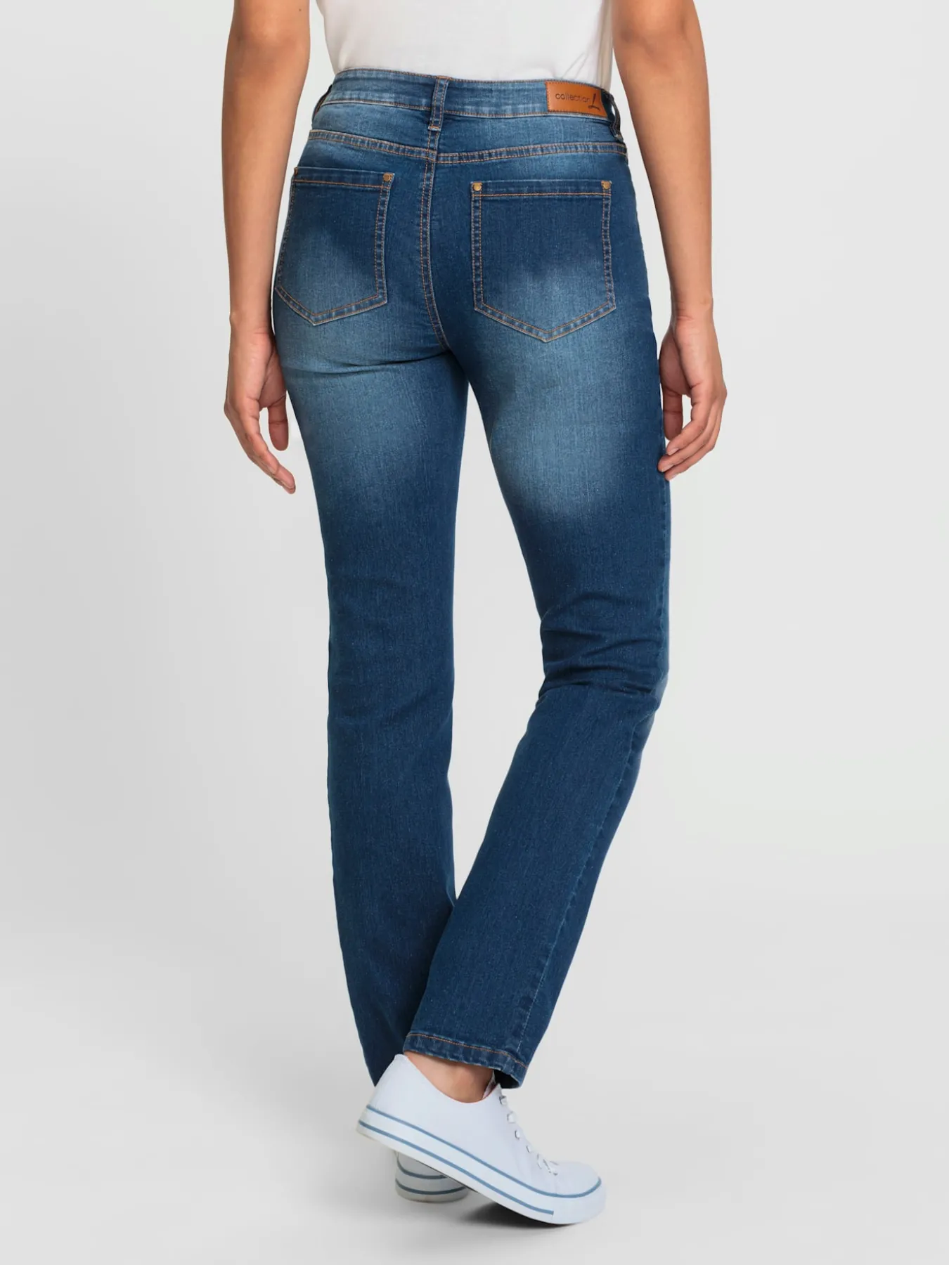 Jean droit avec coton