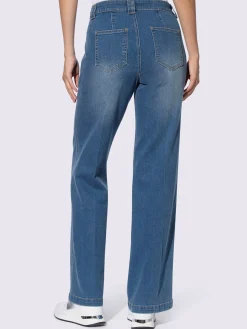 Jean droit coupe tendance et large