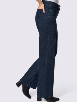Jean droit livré avec ceinture
