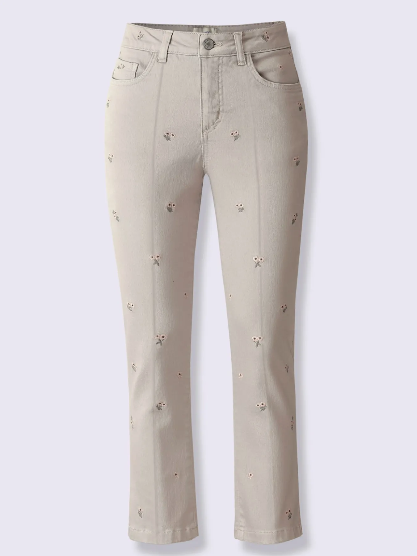 Jean extensible superbe broderie