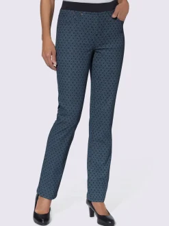 Jean femme confortable avec ceinture élastique