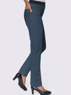 Jean femme confortable avec ceinture élastique