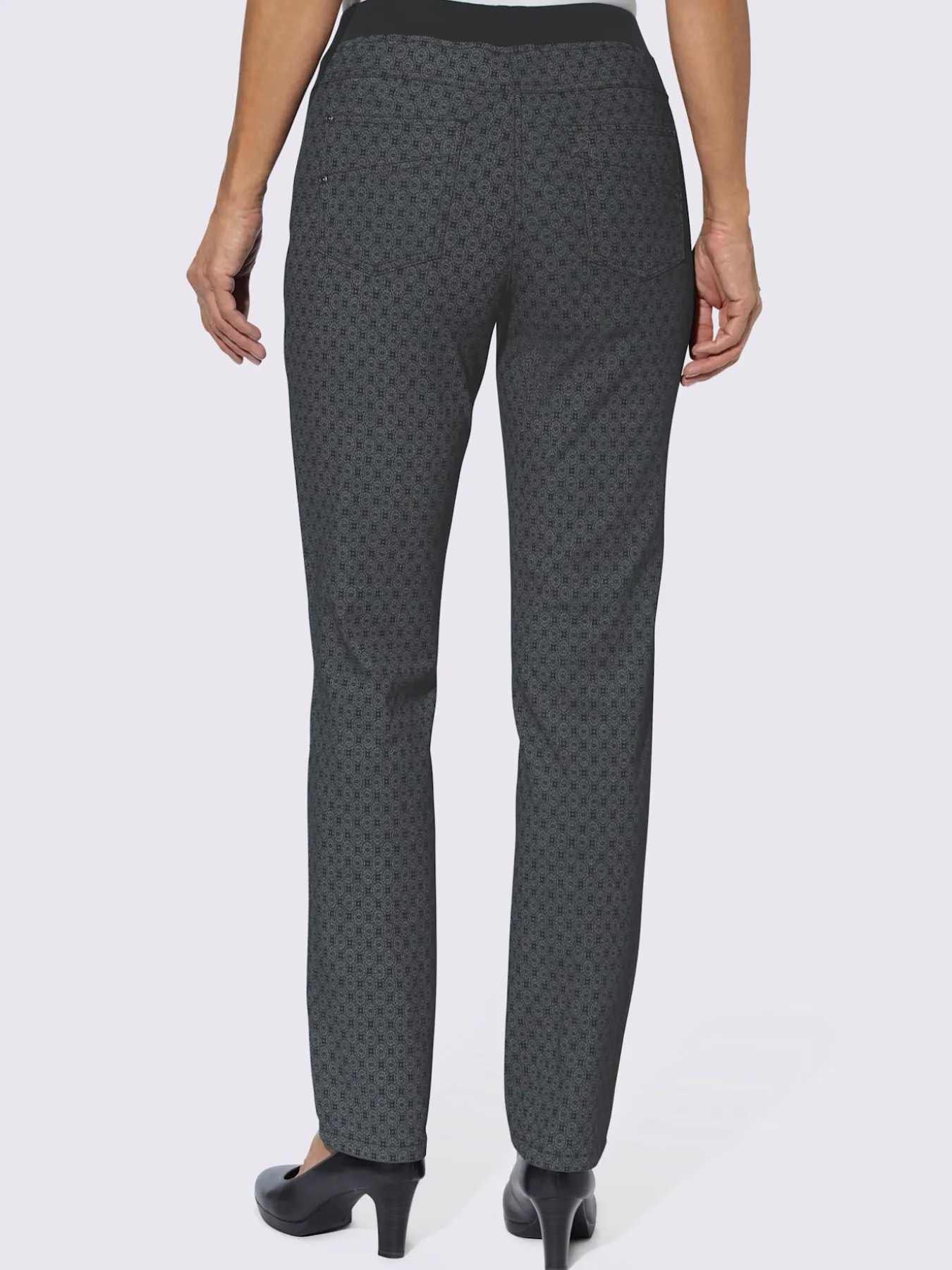 Jean femme confortable avec ceinture élastique