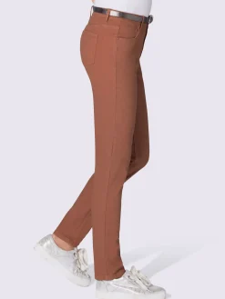 Jean femme coupe skinny 4 poches taille haute