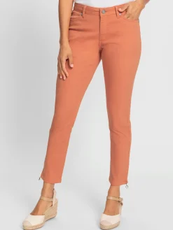 Jean fentes latérales à glissière