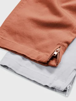 Jean fentes latérales à glissière