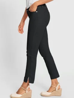 Jean fentes latérales à glissière