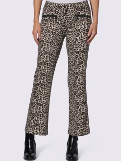 Jean joli motif léopard