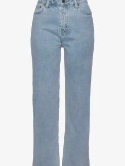 Jean large longueur 7/8 tendance, jambes évasées