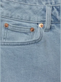 Jean large longueur 7/8 tendance, jambes évasées