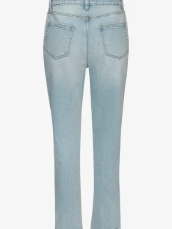 Jean mom coupe ajustée au niveau des hanches