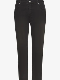 Jean mom coupe ajustée au niveau des hanches