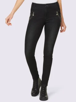 Jean push-up détails en qualité lisse