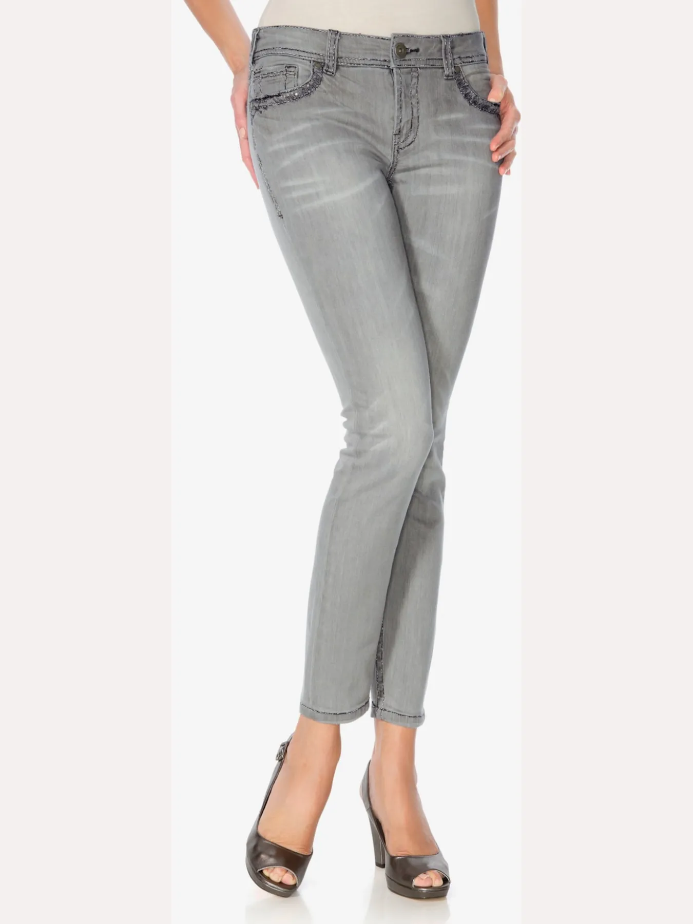 Jean skinny coupe skinny