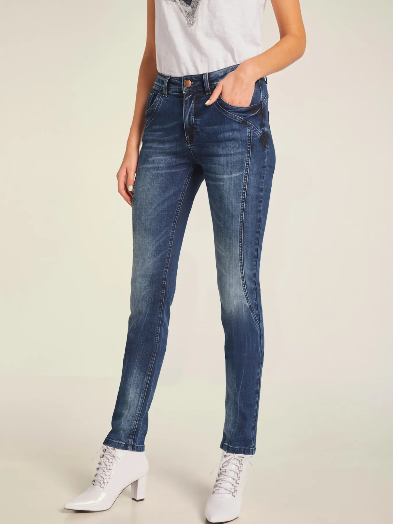 Jean skinny coupe skinny tendance
