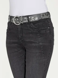 Jean skinny coutures de séparation affinantes