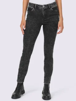 Jean skinny délavé tendance