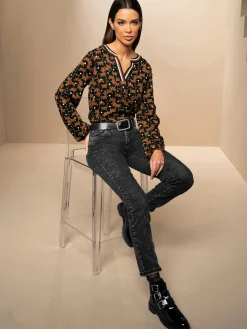 Jean skinny délavé tendance
