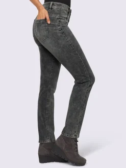Jean skinny effet froissé tendance