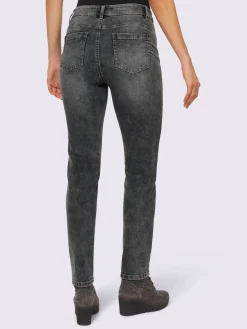 Jean skinny effet froissé tendance