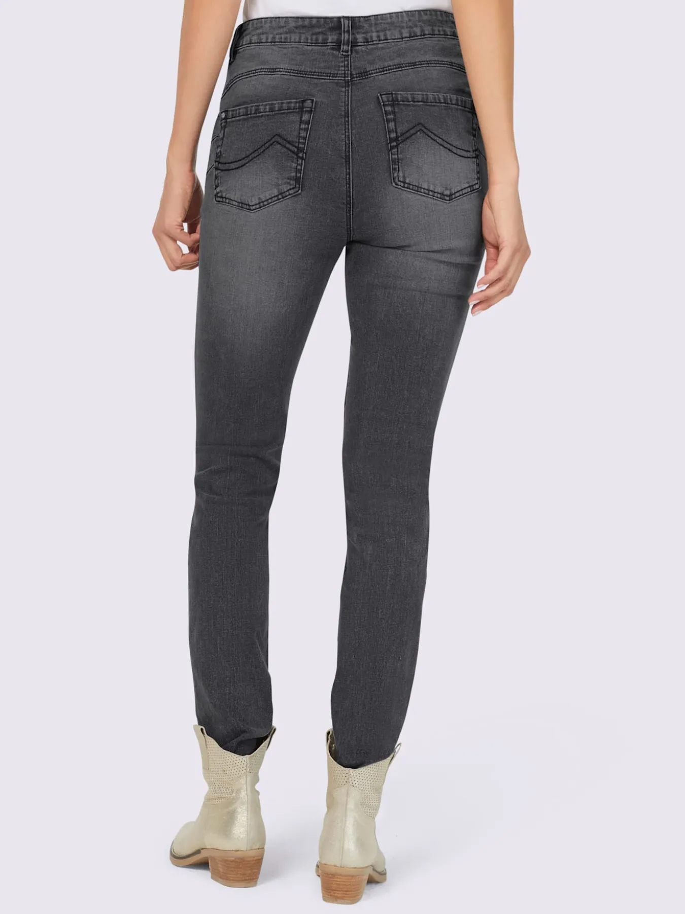 Jean skinny poches tendance