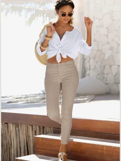 Jegging 7/8 fausses poches devant
